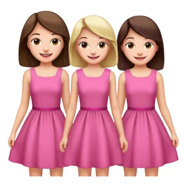 بنات ورديات sticker