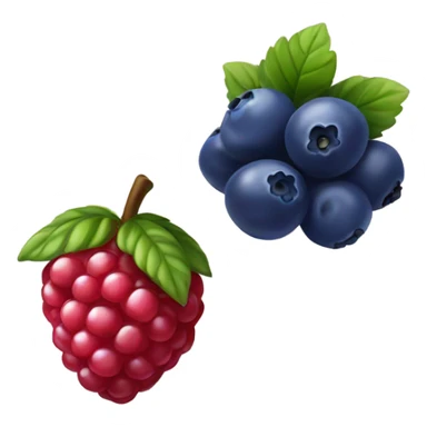  1 blueberry 1 blackberry 1 raspberry sticker