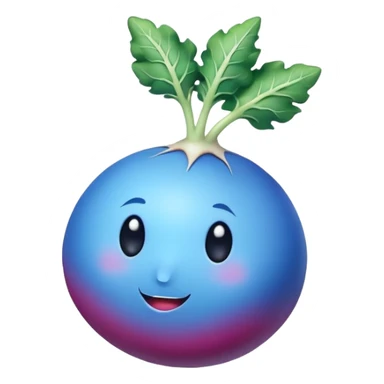 blue radish sticker