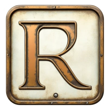 Sign with "ER" letter sticker