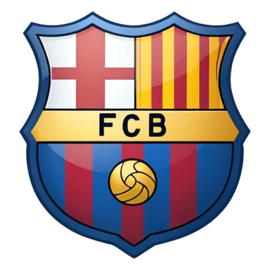 Logotipo de fc barcelona sticker
