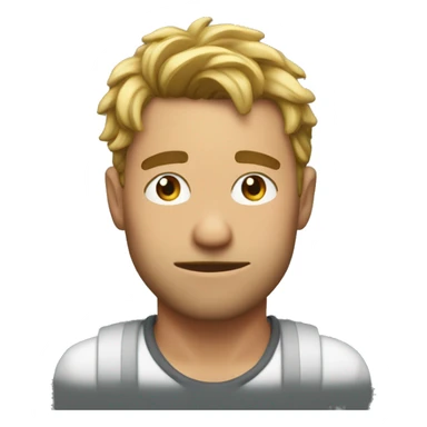 A picture of Nate sweating sticker