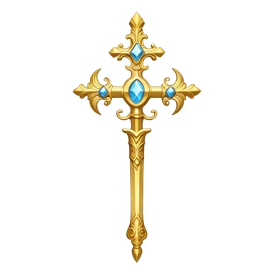 Holy sword of Jesus Christ sticker