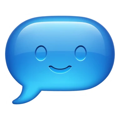 chat bubble with AI letters sticker