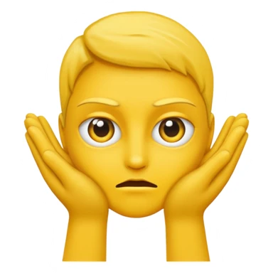 Visage jaune qui se frotte les mains avec un regard vicieux sticker