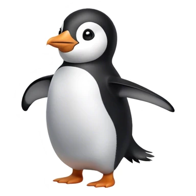 Un pingüino súper carino che balla sticker