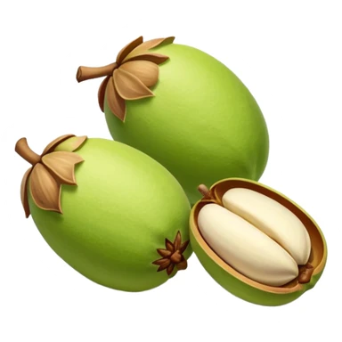 raw pistachio reverse colour sticker