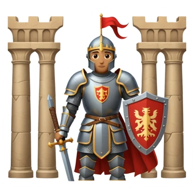 boss battles medieval sticker