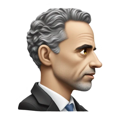 jordan peterson side view sticker