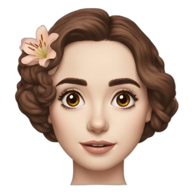 lily-collins sticker