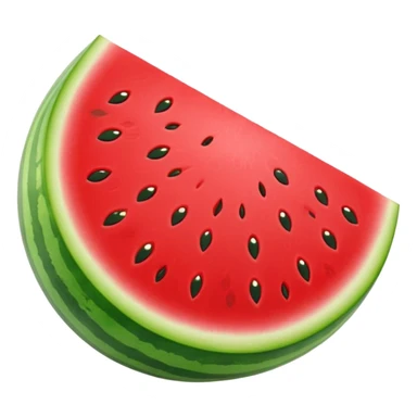 summer-themed emoji of a summer fruit sticker