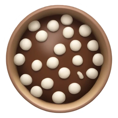 Bowl of chocolate chipits sticker