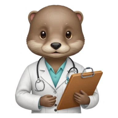 haz una nutria como nutriologa sticker