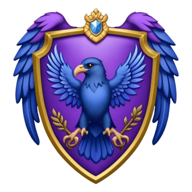 Ravenclaw emblem in purple sticker