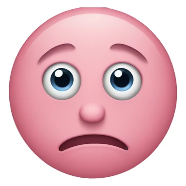 blob-face with eye bags sticker