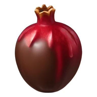 chocolate covered pomegranate sticker