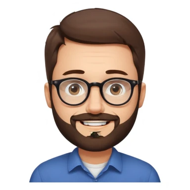 Круглое лицо с короткими коричневыми волосами, прямоугольными очками и широкой белозубой улыбкой. Мягкие щёки, округлый подбородок, глаза чуть прищурены от улыбки. Иногда носит бороду. Связан с трейдингом на бирже, у него есть хеджфонд Никиты Александровича. sticker