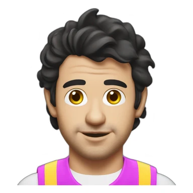 Sergio Perez en clown sticker