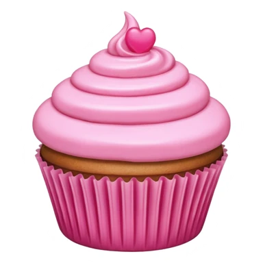لمبرقيني Cupcake with pink icing sticker