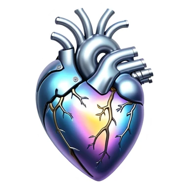 sorayama astral heart glowing aura sticker