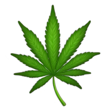 cannabis weed buds sticker