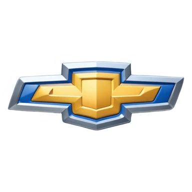 Logo de Chevrolet con líneas rectas sticker