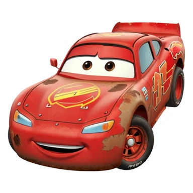 lightning mcqueen old sticker