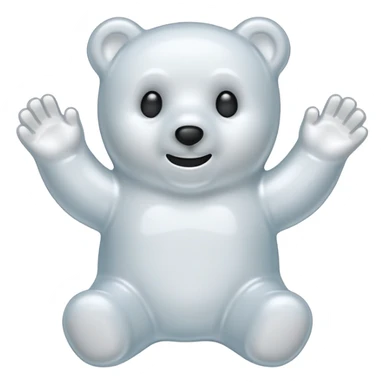 ghost gummy bear sticker