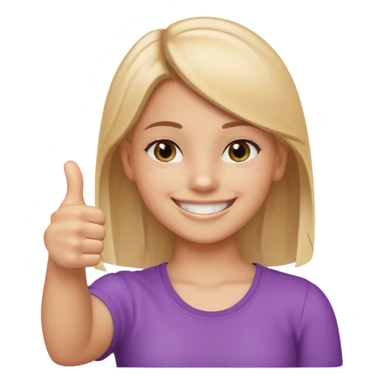 una chica sonriendo con un pulgar hacia arriba con un texto al arriba q pone “me apunto a tdo” sticker