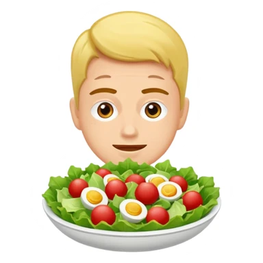 mach mir einen glücklichen mänlcihen sportler der sich gerade gesund ernährt sticker