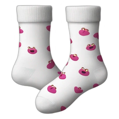 just socks. an emoji of a pair of socks. that's it. sticker