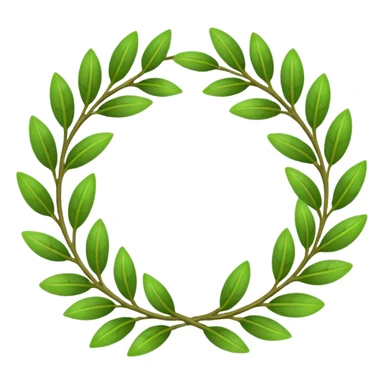 Laurel Wreath sticker