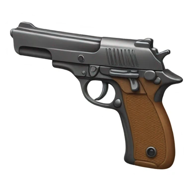 Gun with a bow sticker