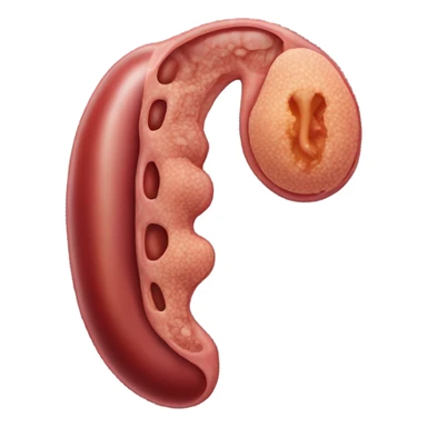 kidney with ureter sticker