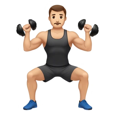 man Kettlebell Exercises sticker