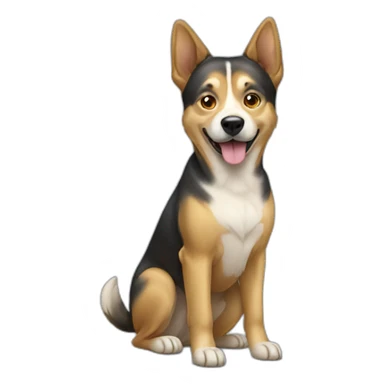 ukrainian dog sticker