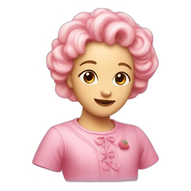 Coeur rose pastelle sticker