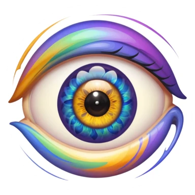  eyes spin multicolore 👁️+🌀+🟣🟢🟠🔵🔴🟡 sticker