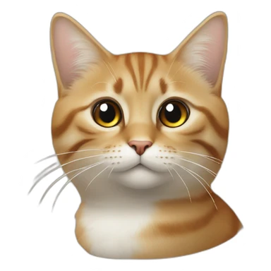 Un chat qui demande pardon a sa meilleure amie  sticker