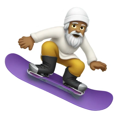Socrates snowboarding  sticker