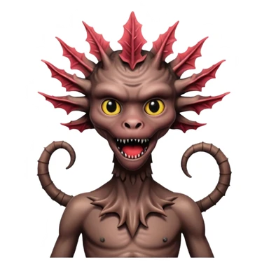 Demogorgon from stranger things sticker