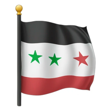  flag of Syria sticker