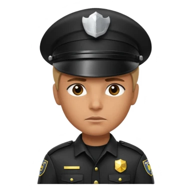 Futuristic cop sticker