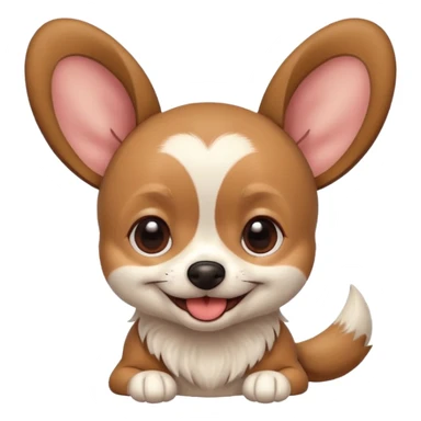 Chihuahua with mickey ears sticker