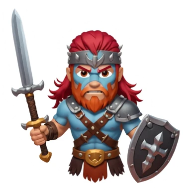 CREA UN BARBARO DE CLASH OF CLANS sticker