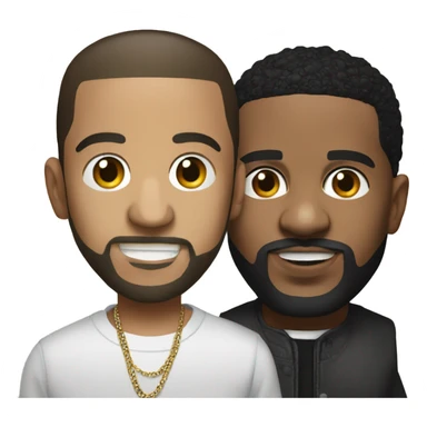 Drake and Kendrick Lamar  sticker