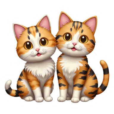 silly and cute cats sticker