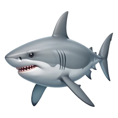Shark with fat booty sticker