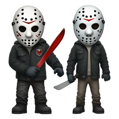 Jason Friday the 13 sticker