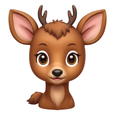 A cute baby deer  sticker